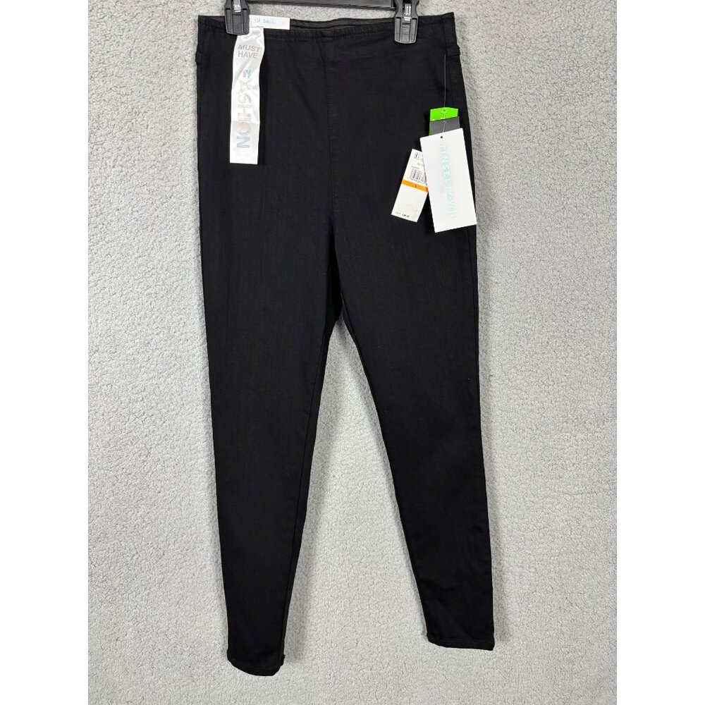 Tinseltown Juniors' High-Rise Pull-on Skinny Jeans Size Small Black NWT's
